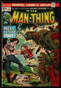 8m0163 MAN-THING #2 comic book February 1974 Hell Hath No Fury, Marvel Comics, second issue!