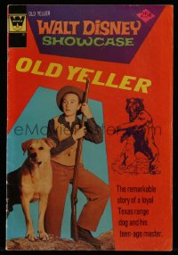 8m0100 OLD YELLER #25 comic book October 1974 Walt Disney's loyal Texas range dog & his teen master!