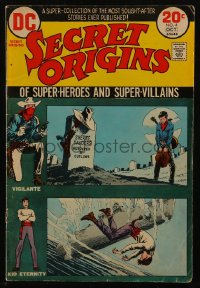 8m0113 SECRET ORIGINS #4 comic book September-October 1973 Vigilante, Kid Eternity, Nick Cardy art!