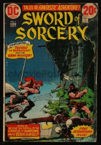 8m0121 SWORD OF SORCERY #1 comic book Feb-Mar 1973 Fafhrd & Gray Mouser, first issue!