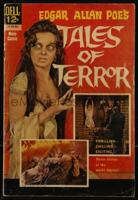 8m0122 TALES OF TERROR comic book 1962 huge close up of creepy zombie girl + Price & Lorre!