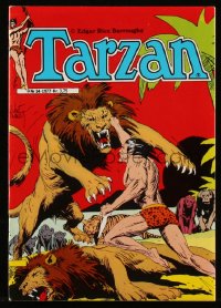 8m0123 TARZAN #14 Danish comic book 1977 Edgar Rice Burroughs, great art by Joe Kubert!