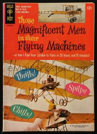 8m0128 THOSE MAGNIFICENT MEN IN THEIR FLYING MACHINES comic book 1965 from the English comedy!