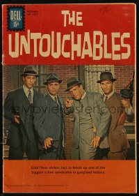 8m0132 UNTOUCHABLES #1237 comic book October-December 1961 Eliot Ness breaks up crime syndicate!