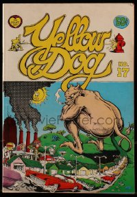 8m0141 YELLOW DOG #17 underground comix 1968 with great Larry Welz cover art!