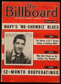 8m0007 BILLBOARD exhibitor magazine Jan 15, 1944 26 year old Dean Martin at the start of his career!