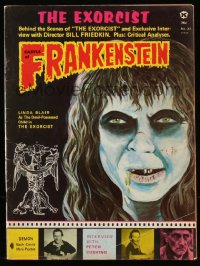 8m0714 CASTLE OF FRANKENSTEIN #22 Canadian magazine 1965 cover art of Linda Blair in The Exorcist!