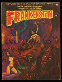 8m0715 CASTLE OF FRANKENSTEIN #23 Canadian magazine 1974 Return to The Planet of the Apes cover art!