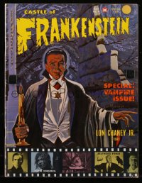 8m0702 CASTLE OF FRANKENSTEIN #4 magazine 1964 Lee Wanagiel cover art of Bela Lugosi as Dracula!