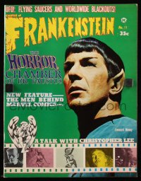 8m0709 CASTLE OF FRANKENSTEIN #11 magazine 1972 Leonard Nimoy as Spock, Horror Chamber of Dr. Faustus