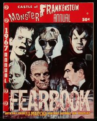 8m0708 CASTLE OF FRANKENSTEIN Yearbook Annual magazine 1967 Russ Jones art of Dracula, Mummy & more!