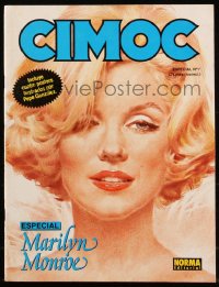 8m0452 CIMOC Spanish magazine 1987 special Marilyn Monroe issue with comic strips & two posters!