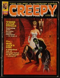 8m0462 CREEPY #39 magazine May 1971 Where Satan Dwells, Mad Jack's Girl, Basil Gogos cover art!