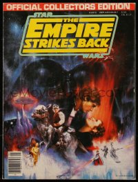 8m0470 EMPIRE STRIKES BACK magazine 1980 Roger Kastel cover art with Lando, blank inside covers!