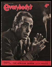 8m0475 EVERYBODY'S WEEKLY English magazine March 15, 1952 Humphrey Bogart in The African Queen!