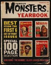 8m0670 FAMOUS MONSTERS OF FILMLAND magazine Summer-Fall 1962 best of first 6 out of print issues!