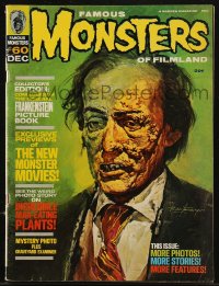 8m0696 FAMOUS MONSTERS OF FILMLAND magazine December 1969 Basil Gogos art of decaying Dorian Gray!