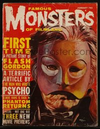 8m0673 FAMOUS MONSTERS OF FILMLAND #10 magazine Jan 1961 Basil Gogos art of Phantom of the Opera!
