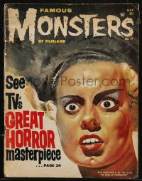 8m0677 FAMOUS MONSTERS OF FILMLAND #17 magazine May 1962 Basil Gogos art of Bride of Frankenstein!