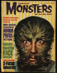 8m0685 FAMOUS MONSTERS OF FILMLAND #28 magazine May 1964 art of Bela Lugosi in Island of Lost Souls!