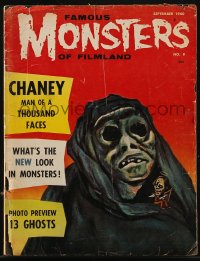 8m0672 FAMOUS MONSTERS OF FILMLAND #8 magazine September 1960 art from 13 Ghosts by Albert Nuetzell!