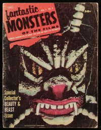 8m0484 FANTASTIC MONSTERS OF THE FILMS vol 1 no 5 magazine 1963 creepy monster from Voodoo Woman!