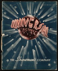 8m0018 UNIVERSAL 1938-39 Australian campaign book October 13, 1938 Deanna Durbin, serials & more!