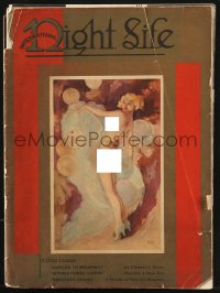 8m0519 INTERNATIONAL NIGHT LIFE vol 1 no 1 magazine September 1937 sexy nude cover art by Birthfield!