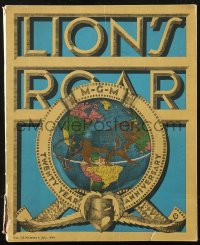 8m0001 LION'S ROAR exhibitor magazine July 1944 Kapralik art, Dietrich by Adler, cool fold-outs!