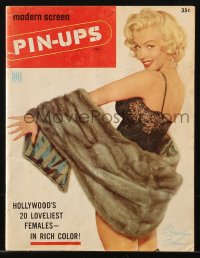 8m0548 MODERN SCREEN PIN-UPS vol 1 no 1 magazine 1955 loveliest females, including Marilyn Monroe!