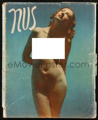 8m0576 NUS French magazine 1930s with 50 nude photographs in black & white and color, rare!