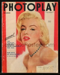 8m0766 PHOTOPLAY magazine December 1953 the Marilyn Monroe pin up calendar for 1954 in color!