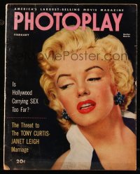 8m0765 PHOTOPLAY magazine February 1953 Marilyn Monroe, is Hollywood carrying sex too far!