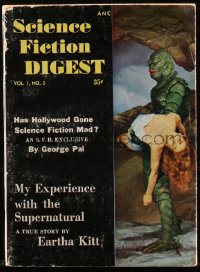 8m0611 SCIENCE FICTION DIGEST vol 1 no 2 magazine May 1954 The Creature from the Black Lagoon!