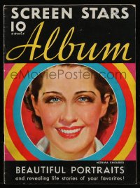 8m0625 SCREEN STARS magazine 1933 cover art of pretty Norma Shearer, life stories of your favorites!