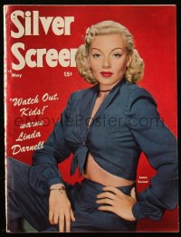 8m0791 SILVER SCREEN magazine May 1946 sexy Lana Turner by Carpenter, Postman Always Rings Twice!