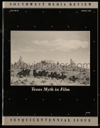 8m0635 SOUTHWEST MEDIA REVIEW magazine Spring 1985 Texas Myth in Film, sesquicentennial issue!