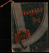 8m1253 STANDARD CASTING DIRECTORY softcover book March 1931 Boris Karloff, Dwight Frye, Mae Clarke!