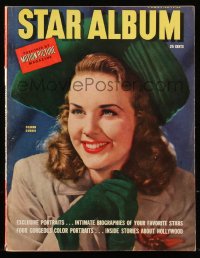 8m0643 STAR ALBUM vol 1 no 1 magazine 1942 cover portrait of pretty Deanna Durbin, first issue!