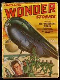 8m0043 THRILLING WONDER STORIES pulp magazine Dec 1951 An Odyssey of the Future by Fletcher Pratt!