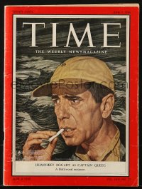 8m0654 TIME magazine June 7, 1954 art of Humphrey Bogart as Captain Queeg by Ernest Hamlin Baker!