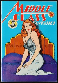 8m0096 MIDDLE CLASS FANTASIES #1 underground comix 1973 Jerry Lane cover art of Rita Hayworth!
