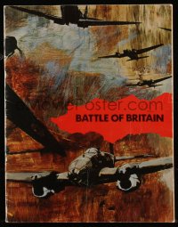 8m0331 BATTLE OF BRITAIN English souvenir program book 1969 historical World War II battle!