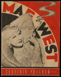 8m0346 COME ON UP stage play souvenir program book 1946 great images of Mae West, live performance!