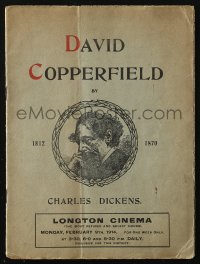 8m0351 DAVID COPPERFIELD stage play English souvenir program book 1914 from Charles Dickens' story!