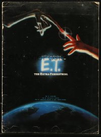 8m0357 E.T. THE EXTRA TERRESTRIAL Australian souvenir program book 1982 Spielberg classic, different!