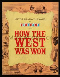 8m0372 HOW THE WEST WAS WON English souvenir program book 1964 John Ford, all-star cast!