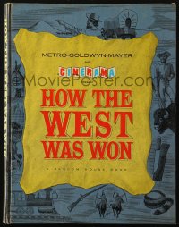 8m0371 HOW THE WEST WAS WON Cinerama hardcover souvenir program book 1964 John Ford & all-star cast!