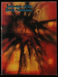 8m0374 INVASION OF THE BODY SNATCHERS souvenir program book 1978 Kaufman classic sci-fi remake!
