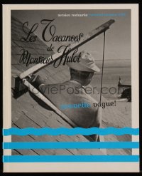 8m0390 MR. HULOT'S HOLIDAY souvenir program book R2009 Jacques Tati, Les vacances de Monsieur Hulot